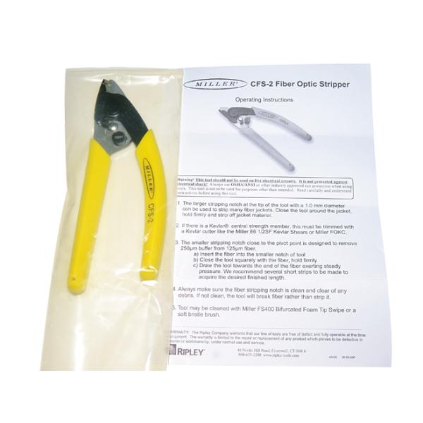 140 µm 6.44 Optic Fiber Connector Cleaner With Stripping Surfaces