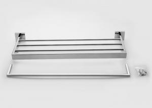 Quality Towel Shelf Polished Bathroom Accessory Stainless Steel 304 Easy Installation for sale