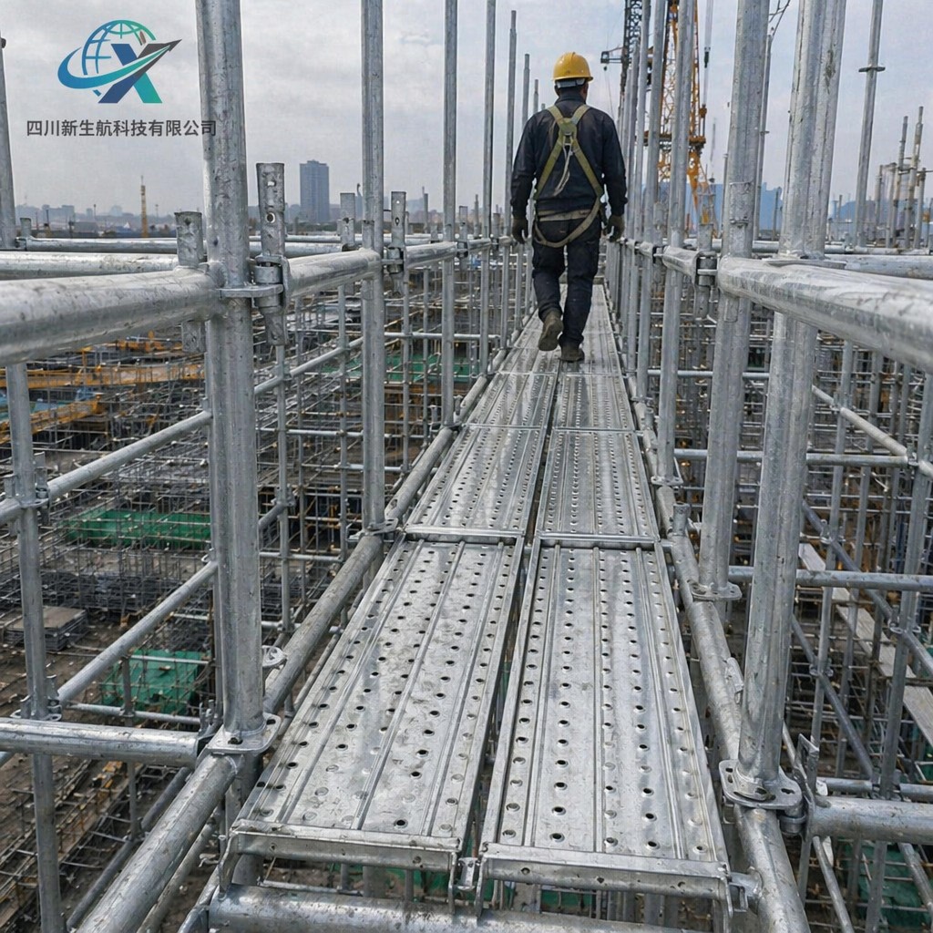 Stable Industrial Perforated Metal Decking For Elevated Access Scaffolding