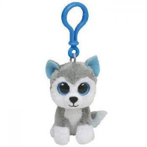 Quality Husky Dog Stuffed Animal Plush Toy Keychain , Grey / White / Rice white for sale