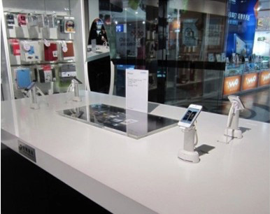COMER Universal wall mount tablet anti-theft holder security display kiosk stand