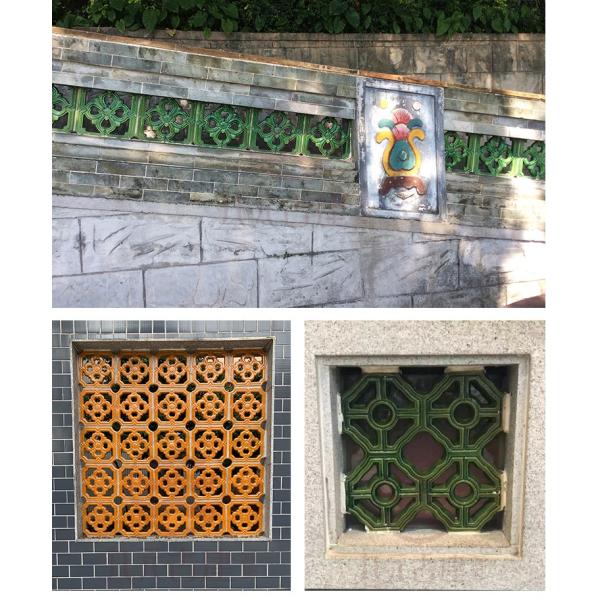 50/100mm Decorative Hollow Bricks For Classical Window Wall Ventilation Block