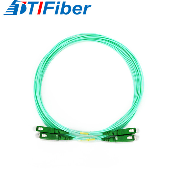 Optical Aqua Fiber Patch Cable White Simplex 1.5m 3.5mm 1.6mm 2.0mm