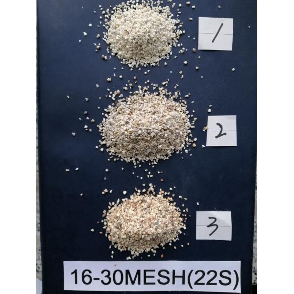 16 - 30 Mesh Calcined Refractory Sand For Lost Wax Casting Materials