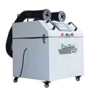 Buy cheap Portable Exhaust Extractor with LCD Display DPF Carbon Filter Dual-Hose Diesel from wholesalers