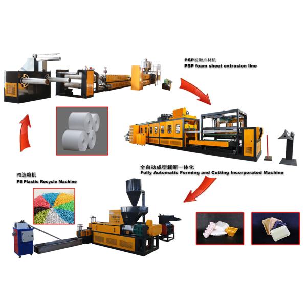 disposable ps foam take away food container making machine