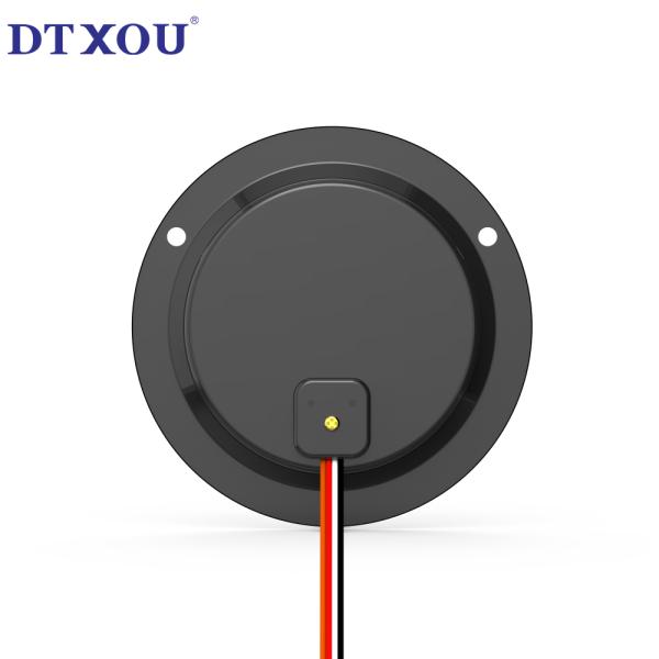 Red truck trailer LED circular tail lights
