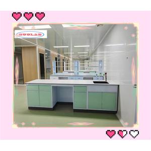 Customizable Lab Caseworks with DTC 105° Buffer Hinge Solution