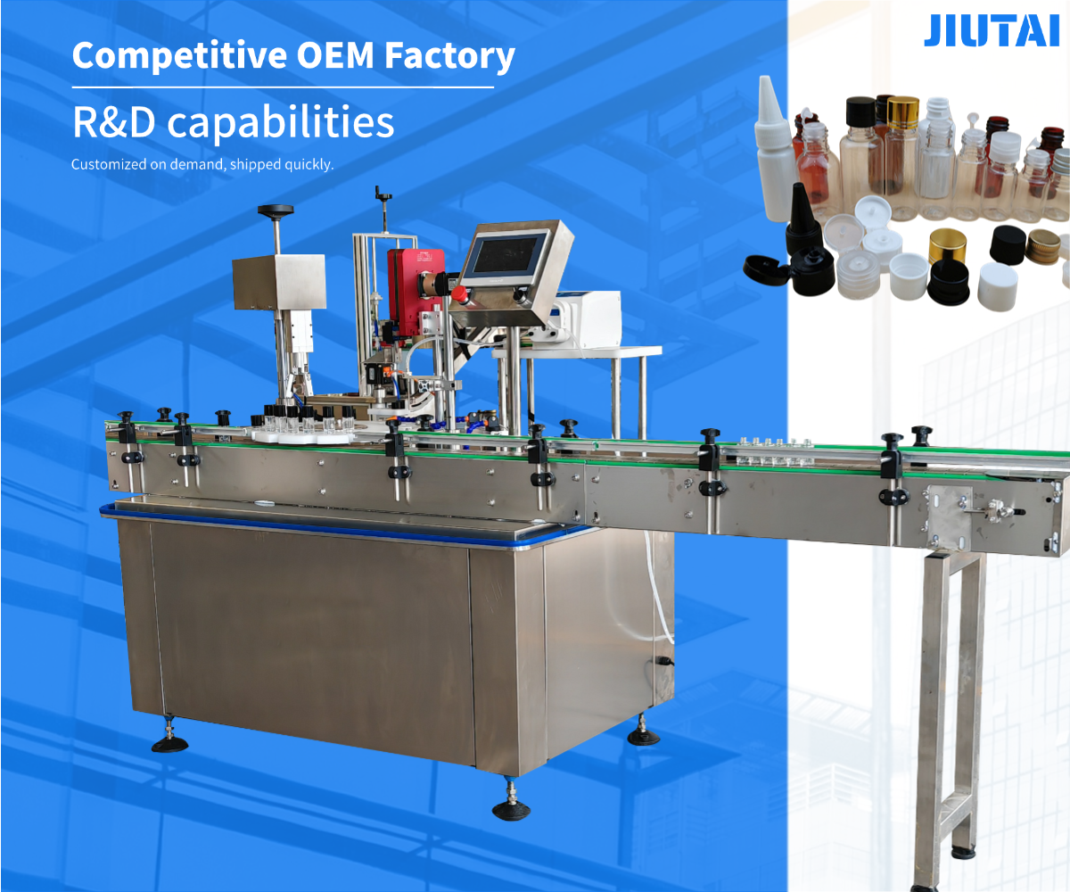 Digital Automatic Bottle Filling Capping Machine High Speed Customized Small Dose for Perfume Metal/Plastic Small Vial Bottles
