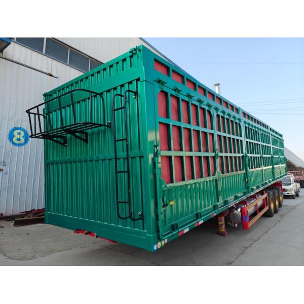Deck Cargo Fence Semi Trailer with Not Self-dumping Function