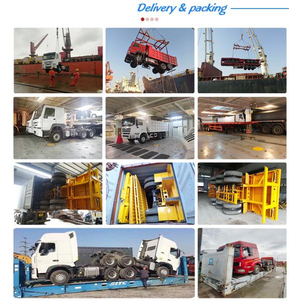 3axle Tri-Axle 40cbm Sinotruk Dump Trailer for Sale