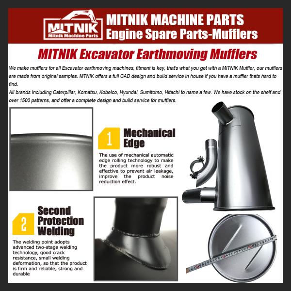 E320 E325 E312 E317 E305 E306 E307 Mufflers for Caterpillar at Low Maintenance Costs
