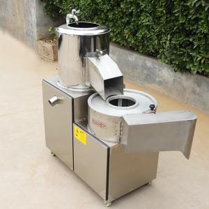 Automatic Potato Peeling & Cutting machine/Potato Chips Slicing Machine