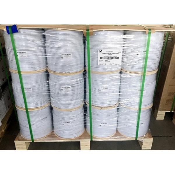 RG6-M 75 Ohm Self Supporting Cable , CATV Coaxial Cable 75 Ohm With Galvanized Steel Messenger