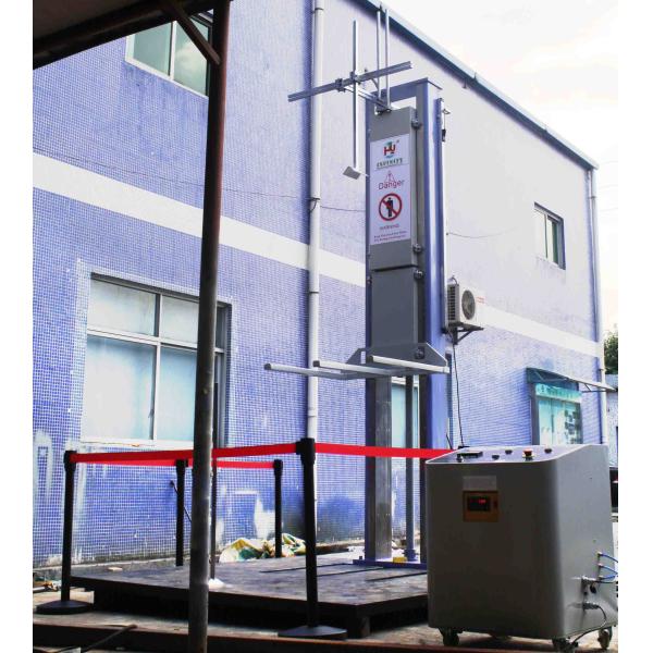 High Precise Packaging Drop Test Machine For Impact Resistance Test Double Track 1400mm