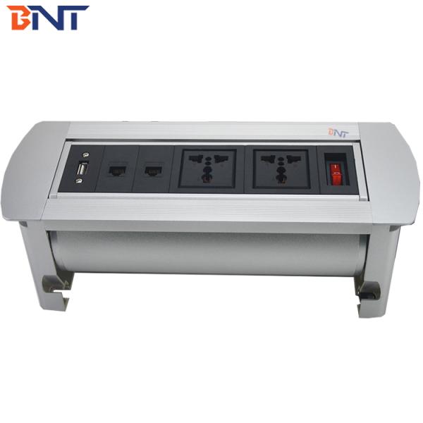 110V Hidden Table Flip Up Socket With Universal Power Switch