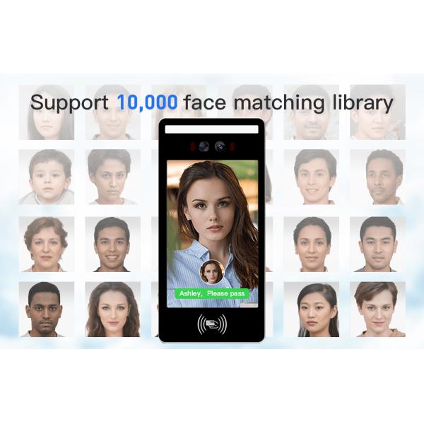 8 Inch WG34 Face Biometrics Attendance System With Rfid Card Reader