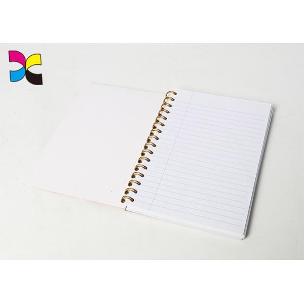 Custom Spiral Bound Notebook Agenda Planner Printing Lamination Surface Finishing