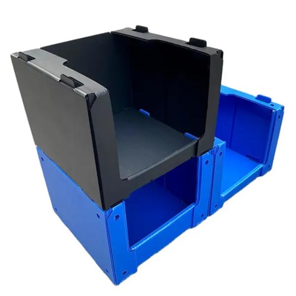 Folding Polypropylene Corrugated Plastic Shipping Container Box