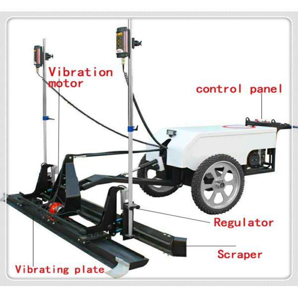 Fully Automatic Vibrating Plate Paving Leveling Machine with Laser System Control