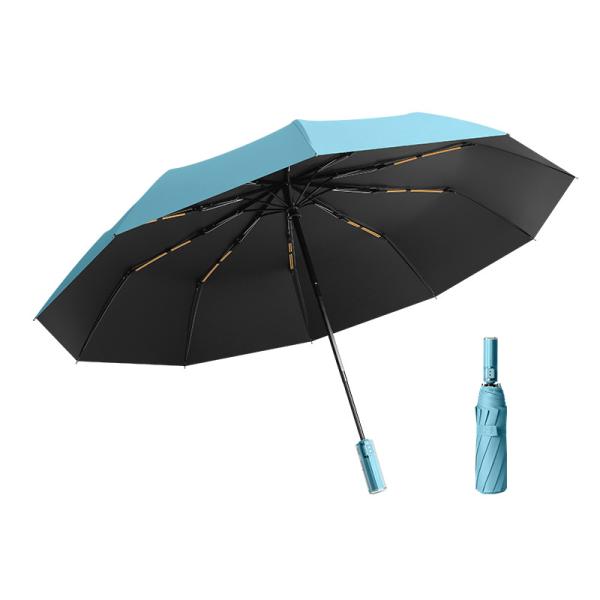 Convenient Automatic Open Pongee Panel Windproof UV Protection Smart Umbrella for Boys