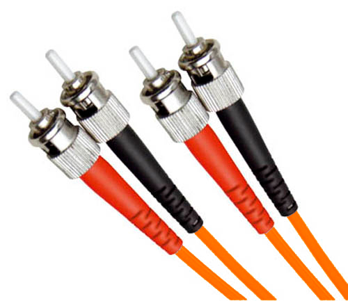 ISO RoHS Insertion Los ≤ 0.2dB,≤ 0.3dB ST DX Duplex Fiber Optics Connector Assemblies PC And APC
