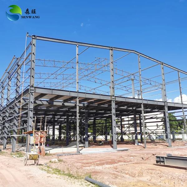 Warehouse with installed windows and doors
