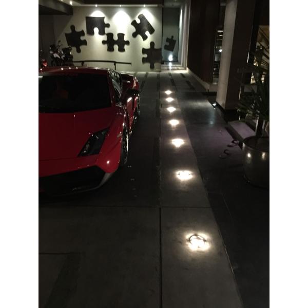 9W LED Underground Light Fixtures For Driveway Uplight , Customization