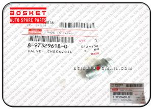 Quality 8-97329618-0 Isuzu FVR Parts Fsr11 6BD1 Iron Oil Check Valve 8973296180 for sale
