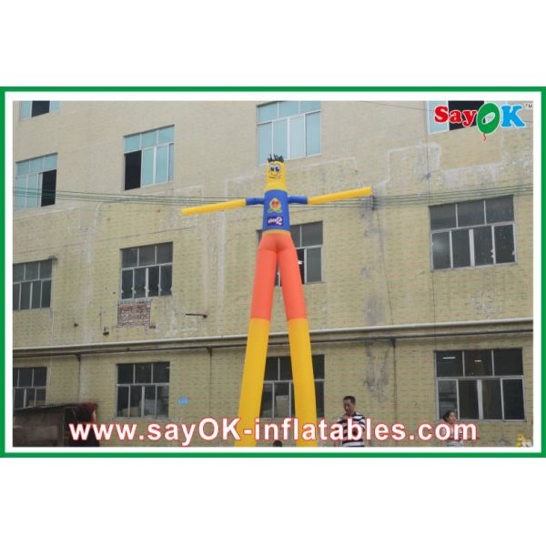 Inflatable Air Man Rip-Stop Nylon Cloth Inflatable Air Dancer Wind-Resistant Height 2M - 8M