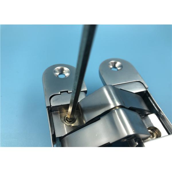 Silent Concealed Hinges For Interior Doors , Flexible Hidden Gate Hinges