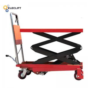 Quality Foot Pedal Controls Hydraulic Scissor Lift Table Trolley 8m/Min for sale