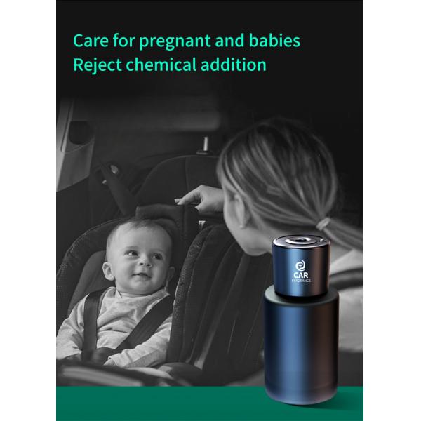 Glass Black Smart Car Freshener 120ml Car Perfume Air Freshener