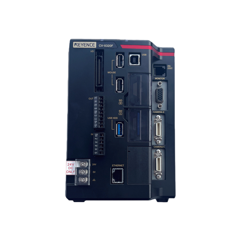 KEYENCE CV-X320F Supporting 2 Megapixel Camera Controller Used for Precision Testing