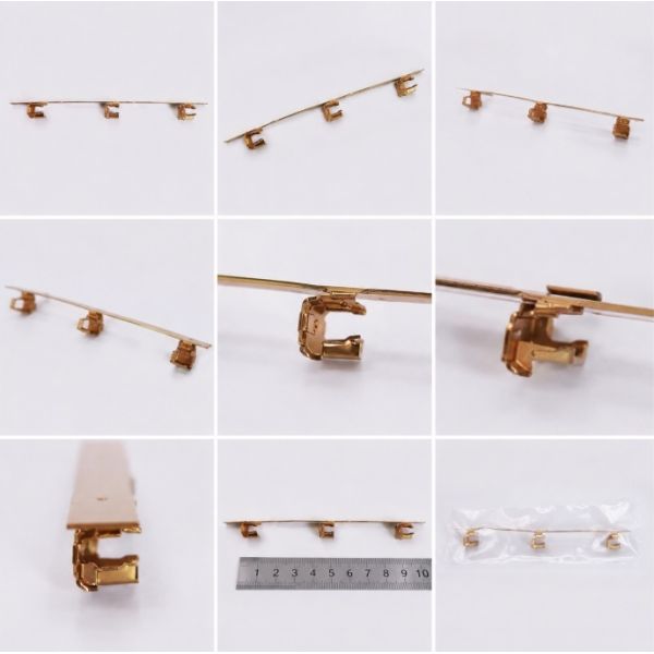 Precision progressive die stamping parts for electronics and connectors