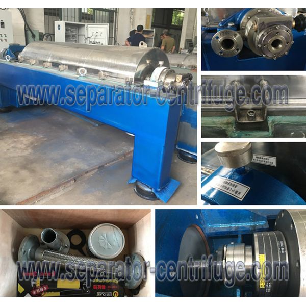 Liquid - Liquid - Solid Separation Horizontal 3 Phase Centrifuge / Tricanter