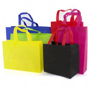 China D W U Cut PP Non Woven Bag Reusable Customized For Shopping Packing on sale