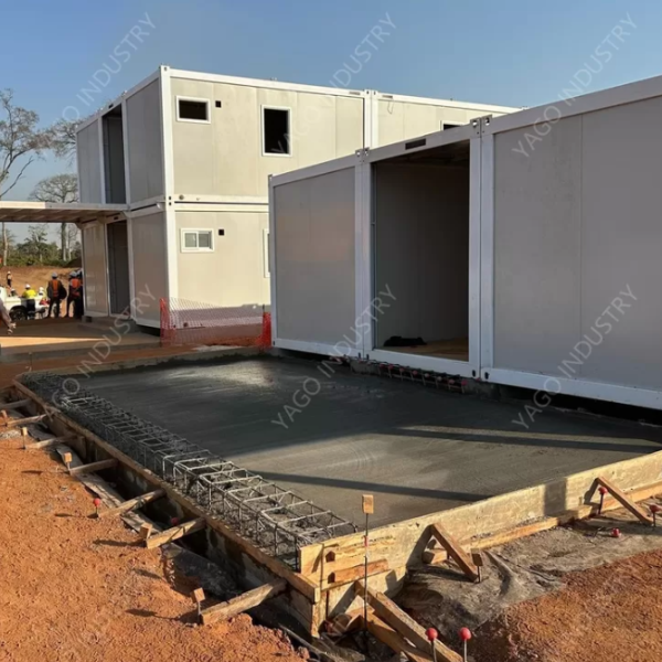 Recyclable Modular Shipping Flat Pack Container House Accommodation Steel Buildings