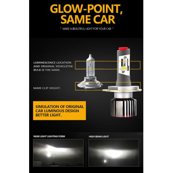 P4 H11 car led headlight 45W 8000lm