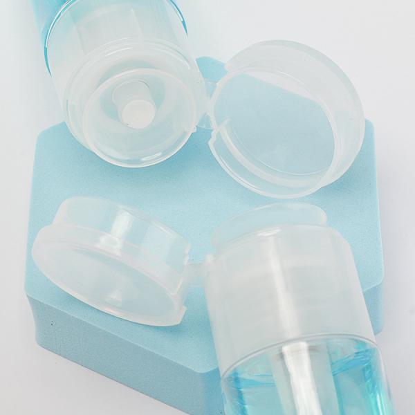 50ml 60ml Makeup Removal PET PP Plastic Packaging Bottles With Press Pump Samll Size
