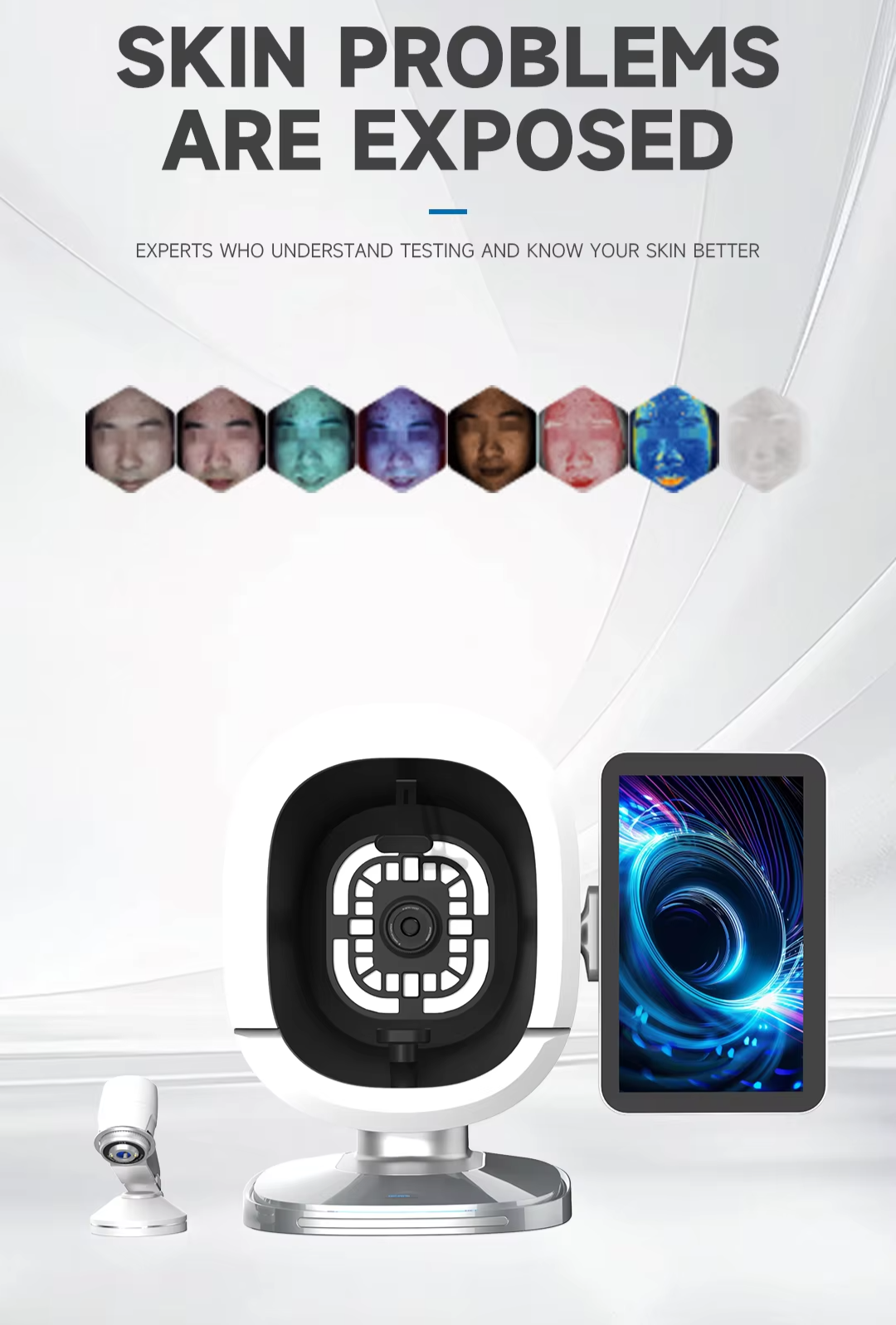 One Stop All Round Digital 3D Al Digital Tester Skin Image Analyzer