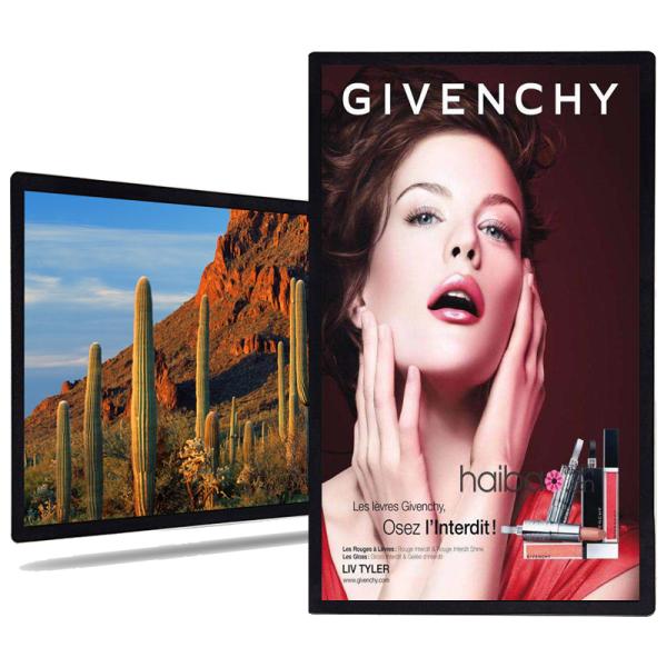 43/50 inch indoor 4K lcd wall mounted digital signage full colour