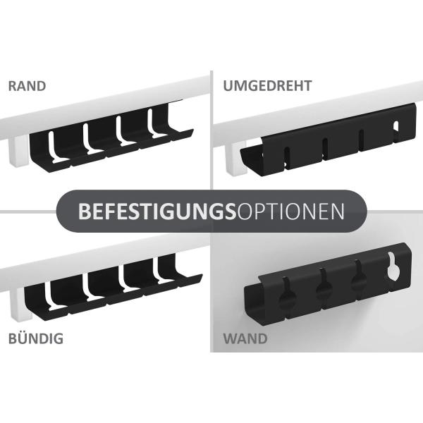 Maximize Productivity Single Tier Bolt Inserting Cable Duct for Under Table Cables