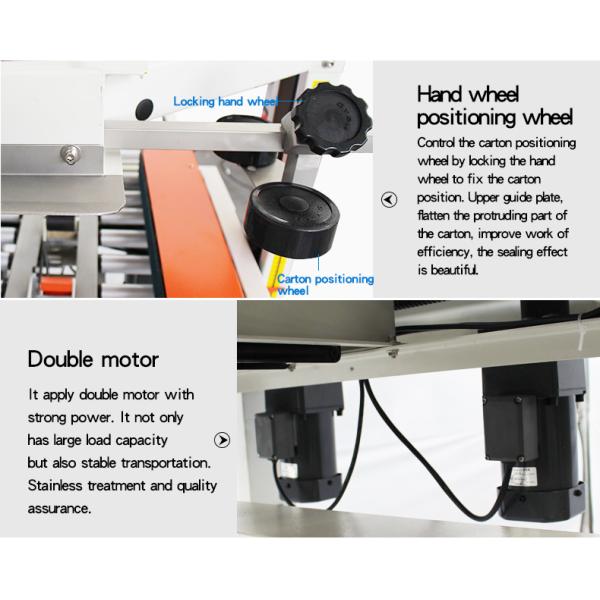 3kg Max Loading Semi Automatic Carton Sealing Machine for Left and Right Driving