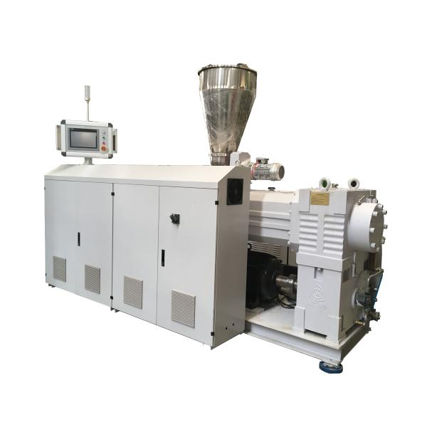 Automatic PLC Control Twin Screw Extruder Machine For PVC / UPVC Ceiling Profile