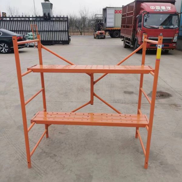 Standardized Frame Scaffolding System Industrial Galvanized Scaffolding