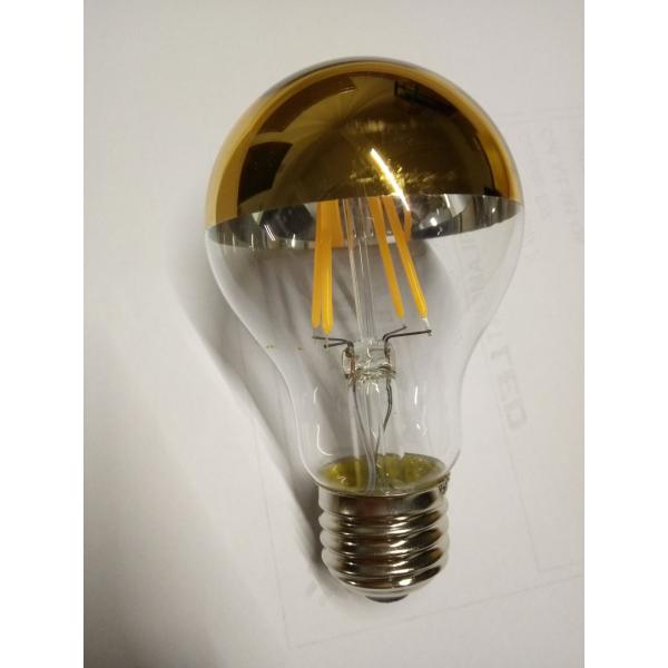 E27/E26 LED filament light bulb gold bowl