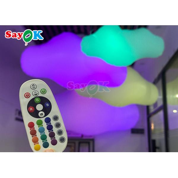Customized Inflatable Cloud LED Lighting For Club Decoration Inflatable Pavilion At Music Festival