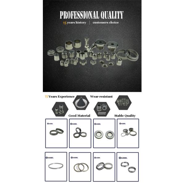 Custom Cemented Tungsten Carbide Sealing Ring Pressure-resistant Non-deformable for Sealing and Protecting Mechanical Equipment