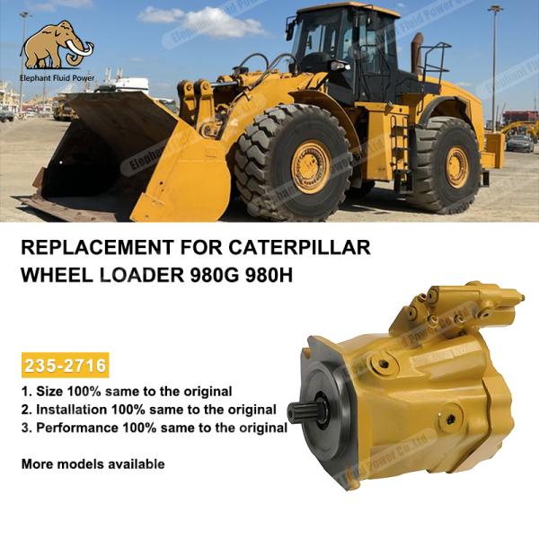 Hydraulic Pump 487-6215 for Excavators Assemblies and components share the same dimensions and mounting as their equivalent parts.